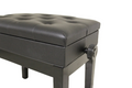 Casio Height Adjustable Piano Bench with Hydraulic Lift and Book Storage