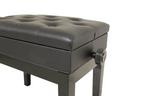Casio Height Adjustable Piano Bench with Hydraulic Lift and Book Storage