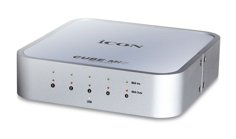 Icon Cube MI5 5 - in / 5 - out USB 2.0 MIDI Interface