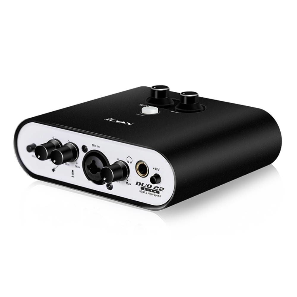 Icon Pro Audio Duo 22 Live USB Audio Interface - 1 Mic 1 Instrument In - 2 Out