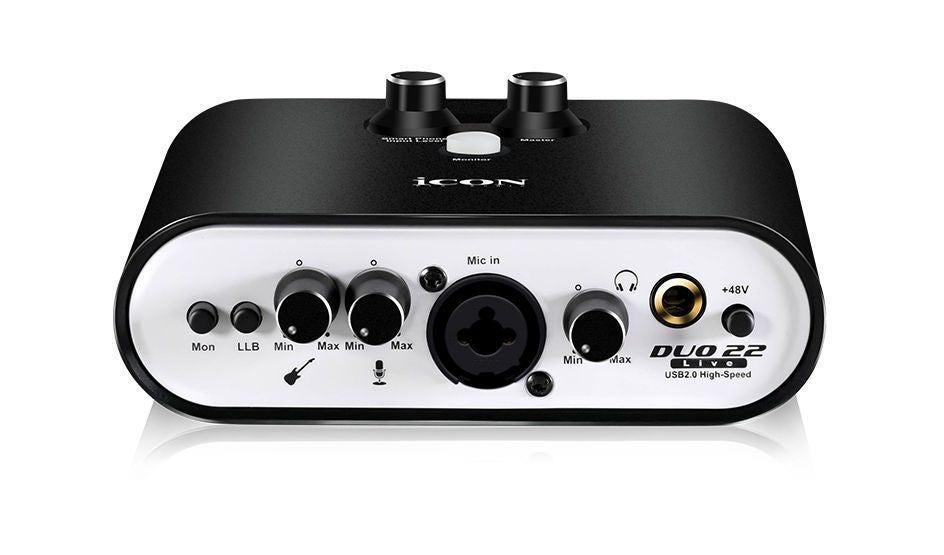 Icon Pro Audio Duo 22 Live USB Audio Interface - 1 Mic 1 Instrument In - 2 Out