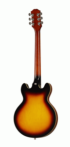 Epiphone ES-339 semi-hollow electric guitar in vintage sunburst finish, showcasing its body, pickups, and classic design.
