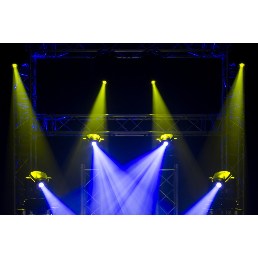 Beamz PRO IGNITE180 Moving Head Spot 180W Pair in Flightcase