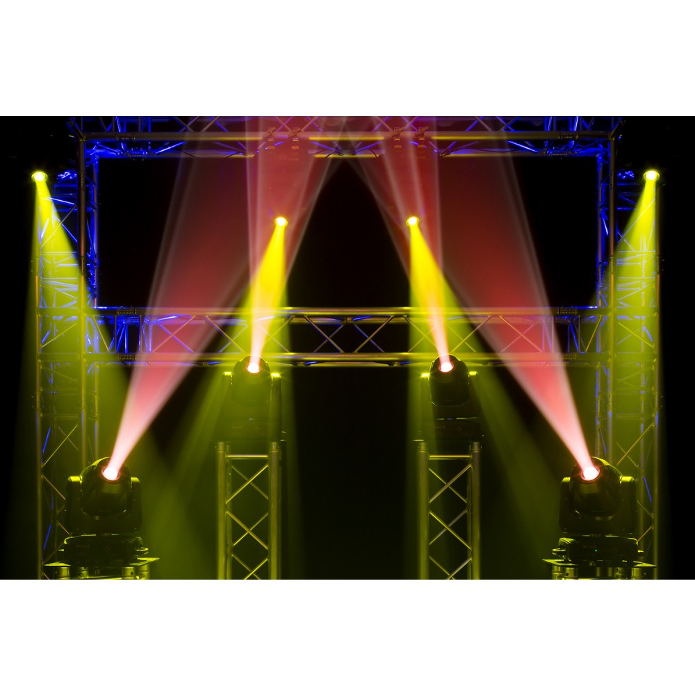 Beamz PRO IGNITE180 Moving Head Spot 180W Pair in Flightcase