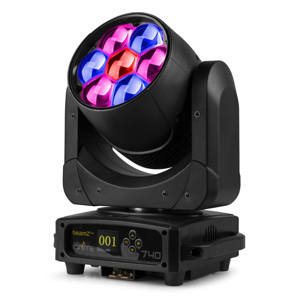 BeamZ PRO Ignite740 LED Wash Moving Head with Zoom 7x40W