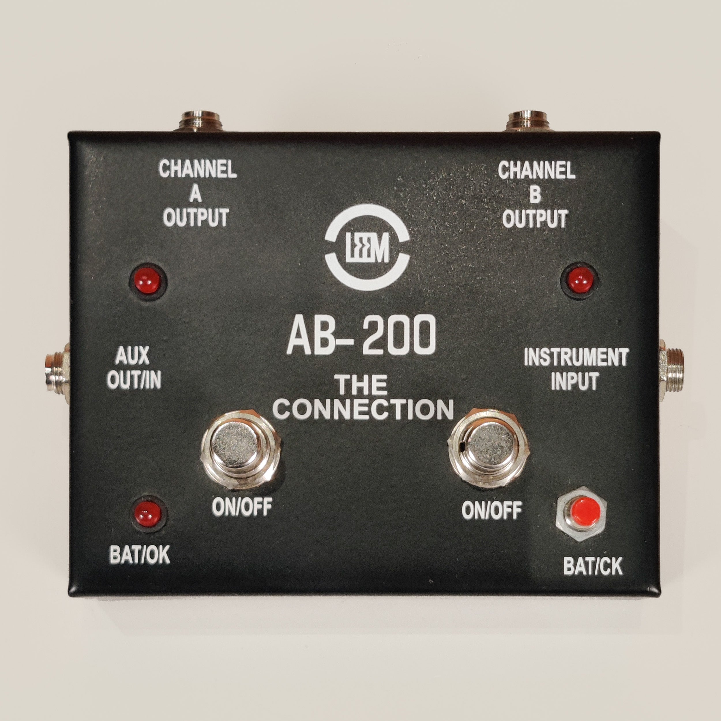 Leem AB200 A/B Connection Box/Switcher Guitar Effects Pedal - Preloved