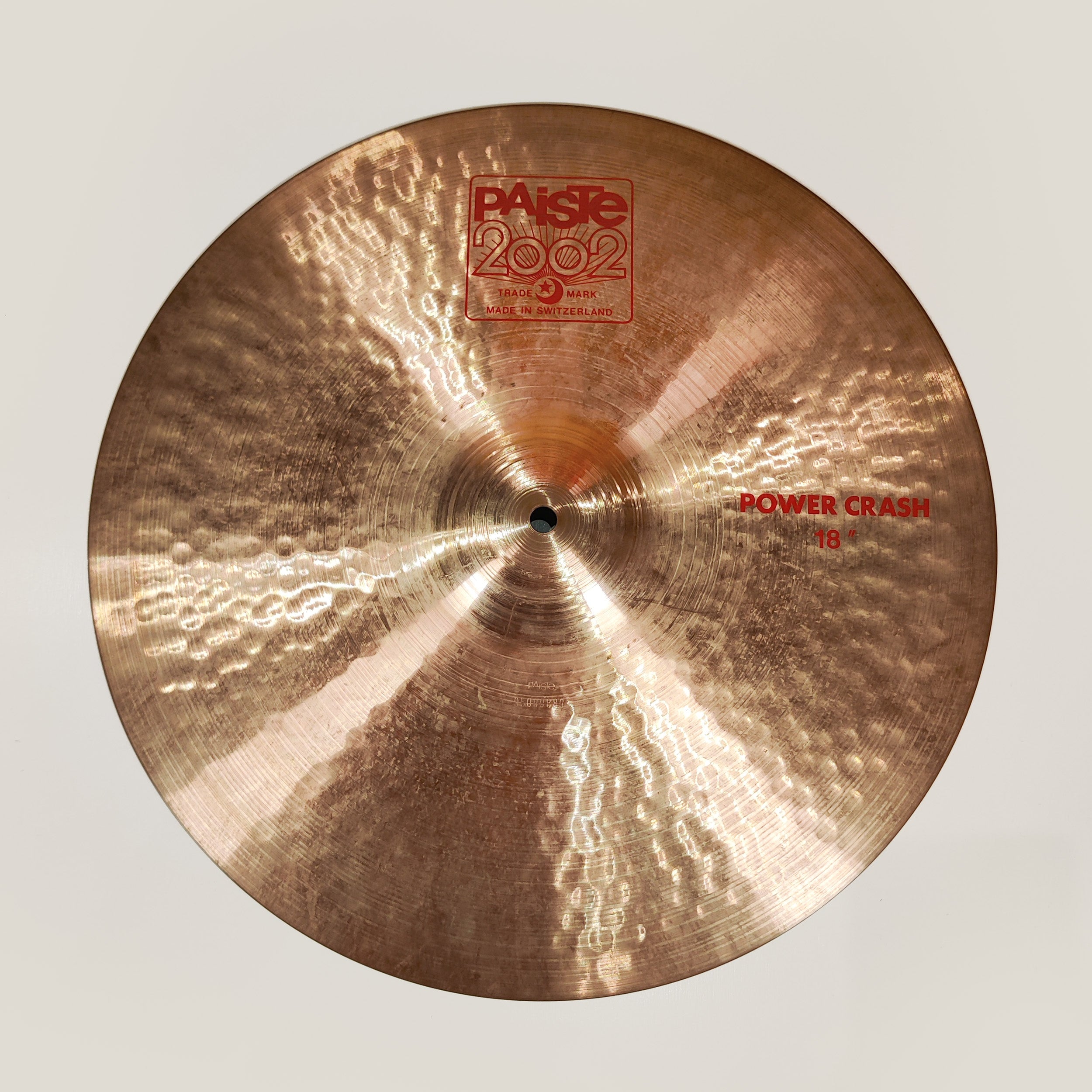 Paiste 2002 18 inch Power Crash Cymbal - Preloved