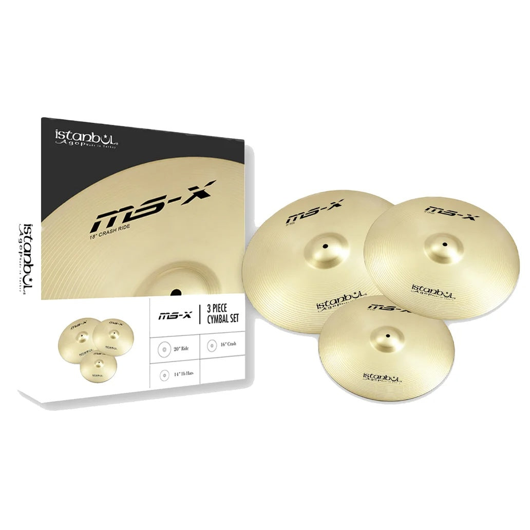 Istanbul Istanbul Agop Ms-X Set (14/16/20) with CE571 Cymbal Bag