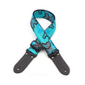 DSL Straps Water Dreaming Guitar Strap 2in  - Black