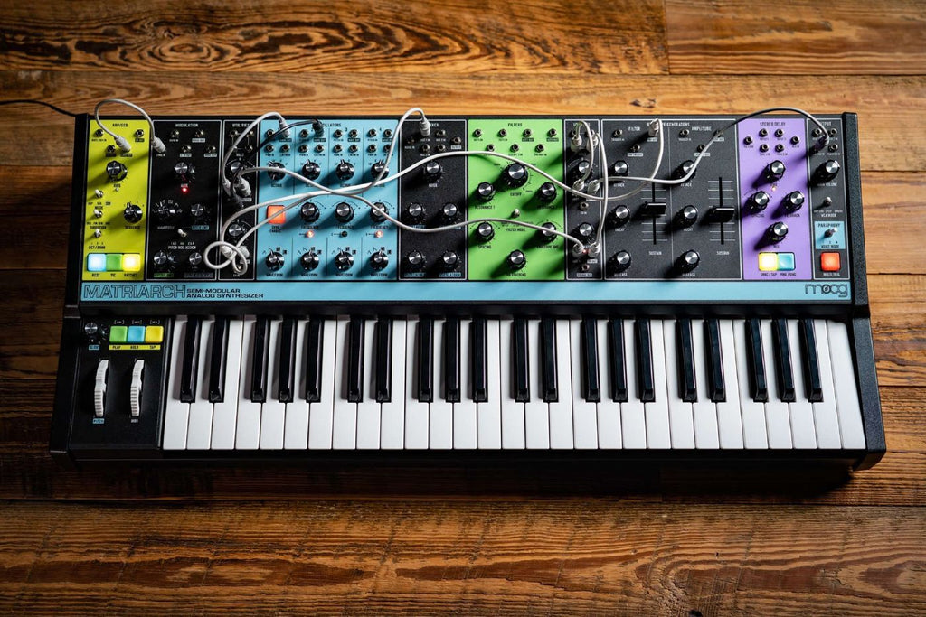 Moog Matriarch Semi-Modular Patchable 4-Note Paraphonic Analogue Synthesiser