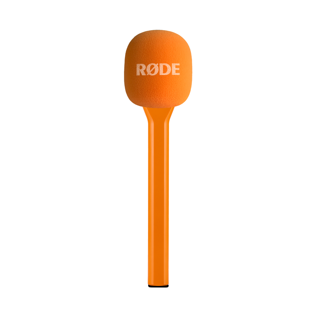 Rode Interview GO Handheld Adaptor for Wireless GO Mic System - Orange