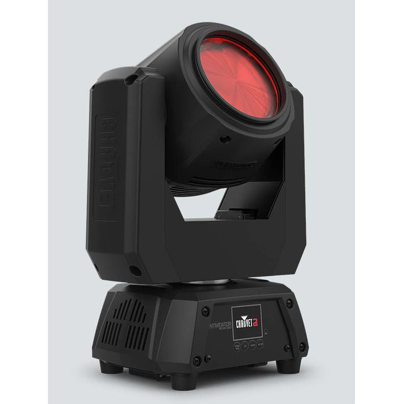 Chauvet DJ Intimidator Beam Q60 moving stage light projecting colorful beams for dynamic live performances