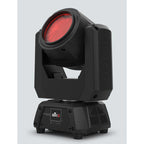Chauvet DJ Intimidator Beam Q60 moving stage light with a sleek black body and lens for dynamic lighting effects.