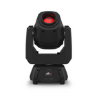 Black Chauvet DJ Intimidator Spot 260X moving stage light with adjustable lens and LED display for dynamic lighting effects.