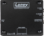 Laney Ironheart LOUD pedal amplifier effects pedal with a compact design and control knobs for guitar tone shaping.