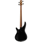 Rear view of IBANEZ SR3500BK Prestige electric bass guitar in black with case, showcasing its sleek body and hardware.