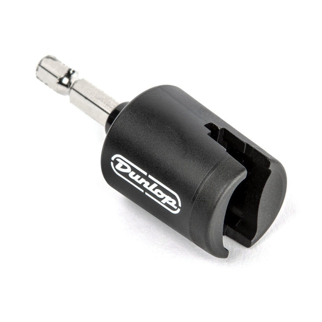 Dunlop Jim Dunlop Universal Bit String Winder guitar accessory with ergonomic handle and metal winding mechanism on white background