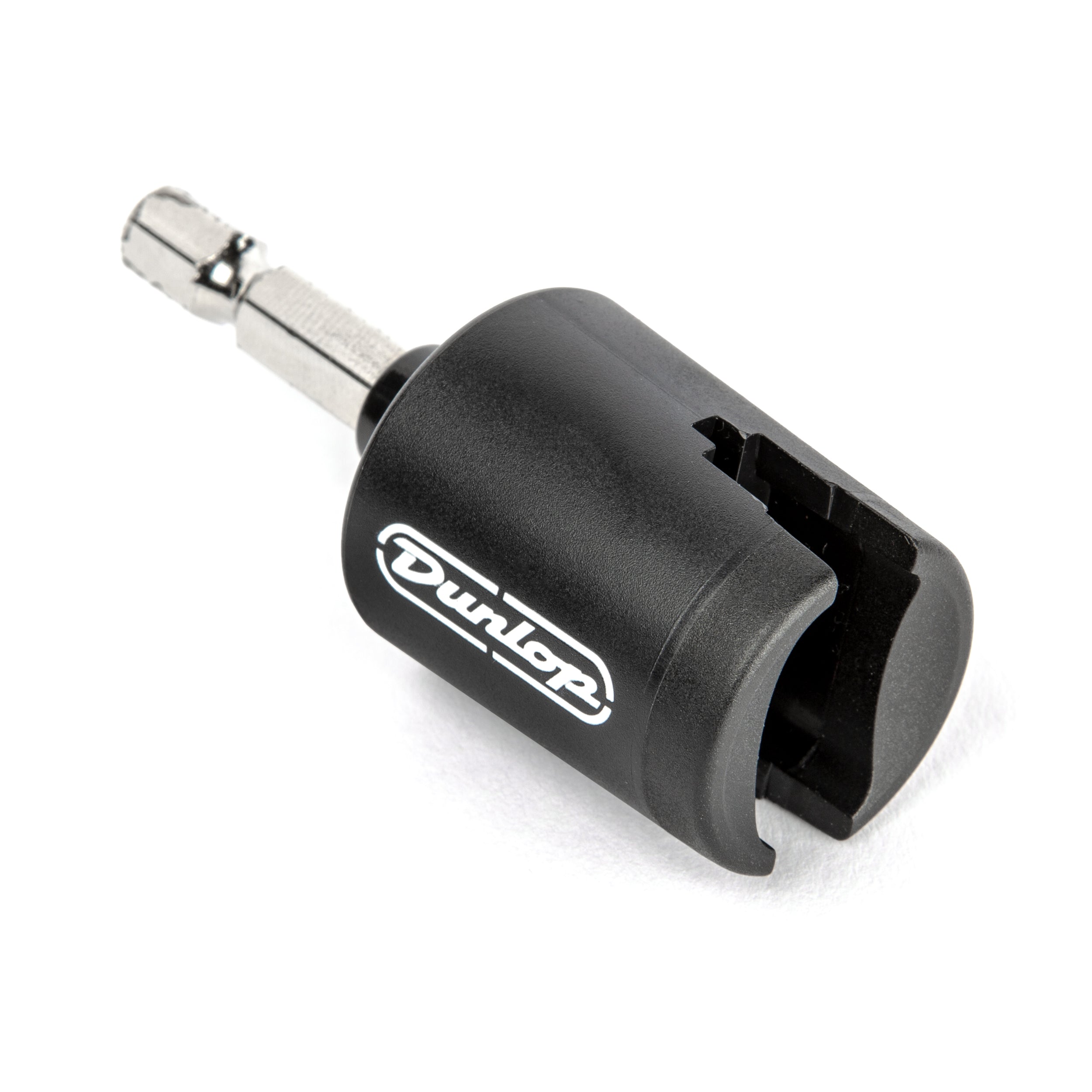 Dunlop Jim Dunlop Universal Bit String Winder guitar accessory with ergonomic handle and metal winding mechanism on white background
