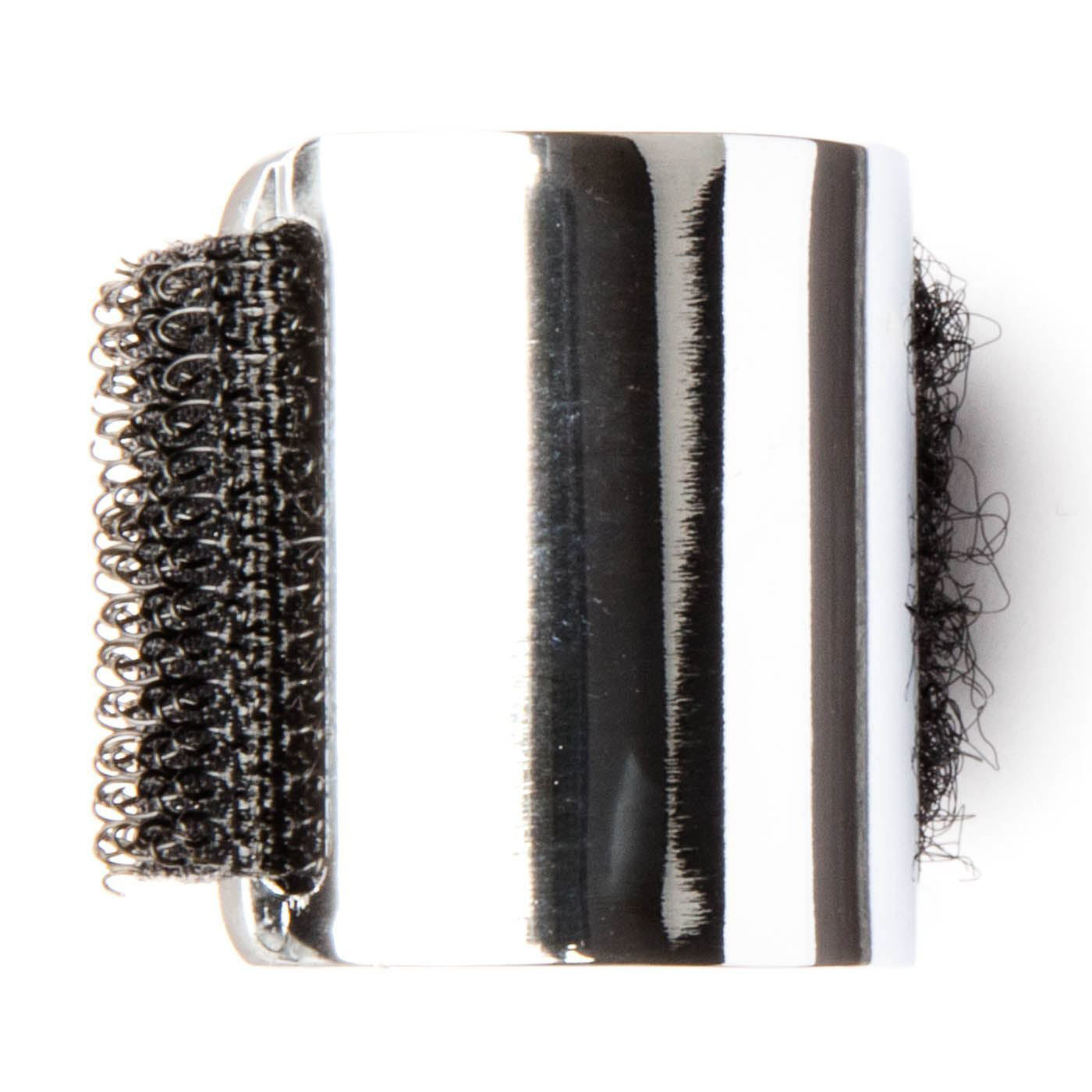 Jim Dunlop 229 'Shy' Chrome Slide with Adjustable Velcro Strap for Guitar - Short