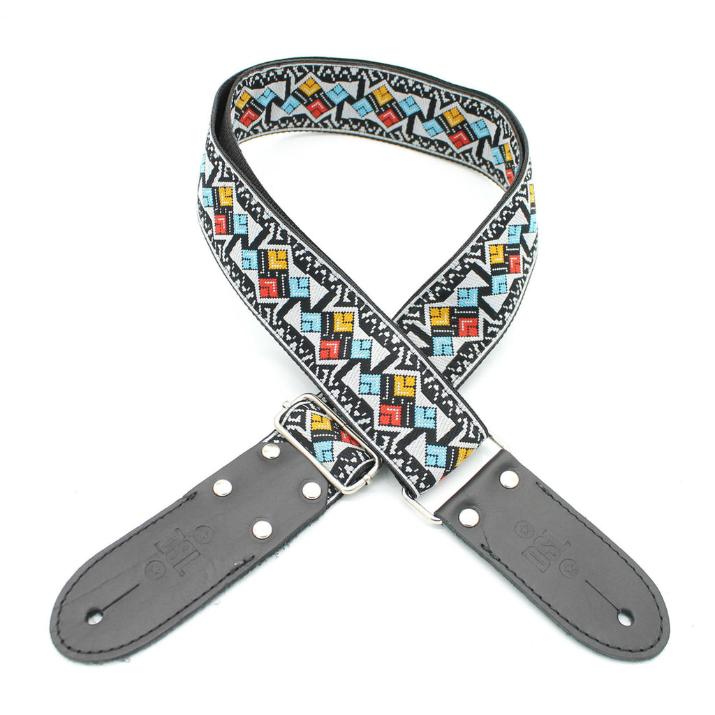 DSL Straps Weaving Jacquard Weaving Guitar Strap 2"  - Crossroads