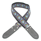 DSL Straps Weaving Jacquard Weaving Guitar Strap 2"  - TUK Purple
