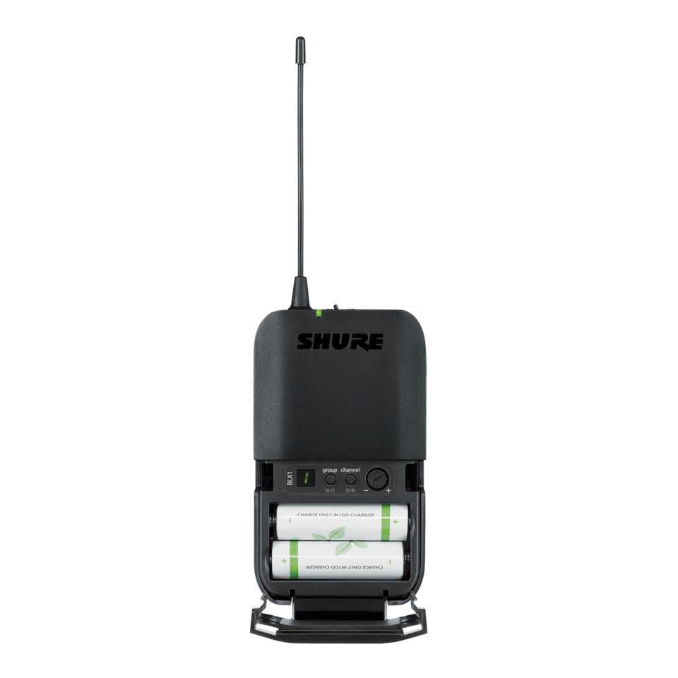 Shure BLX1 Wireless Mic Bodypack Transmitter (K14: 614-638MHz)