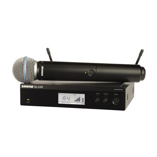 Shure BLX24R/B58 Wireless 1/2R Handheld System (K14: 614-638MHz)