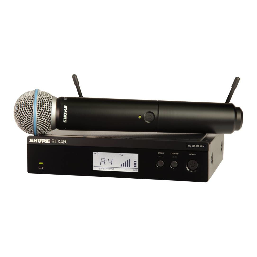Shure BLX24R/B58 Wireless 1/2R Handheld System (M17: 662-686MHz)