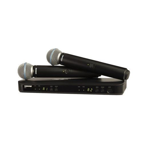 Shure BLX288/BETA58 Wireless Dual Handheld System (K14: 614-638MHz)
