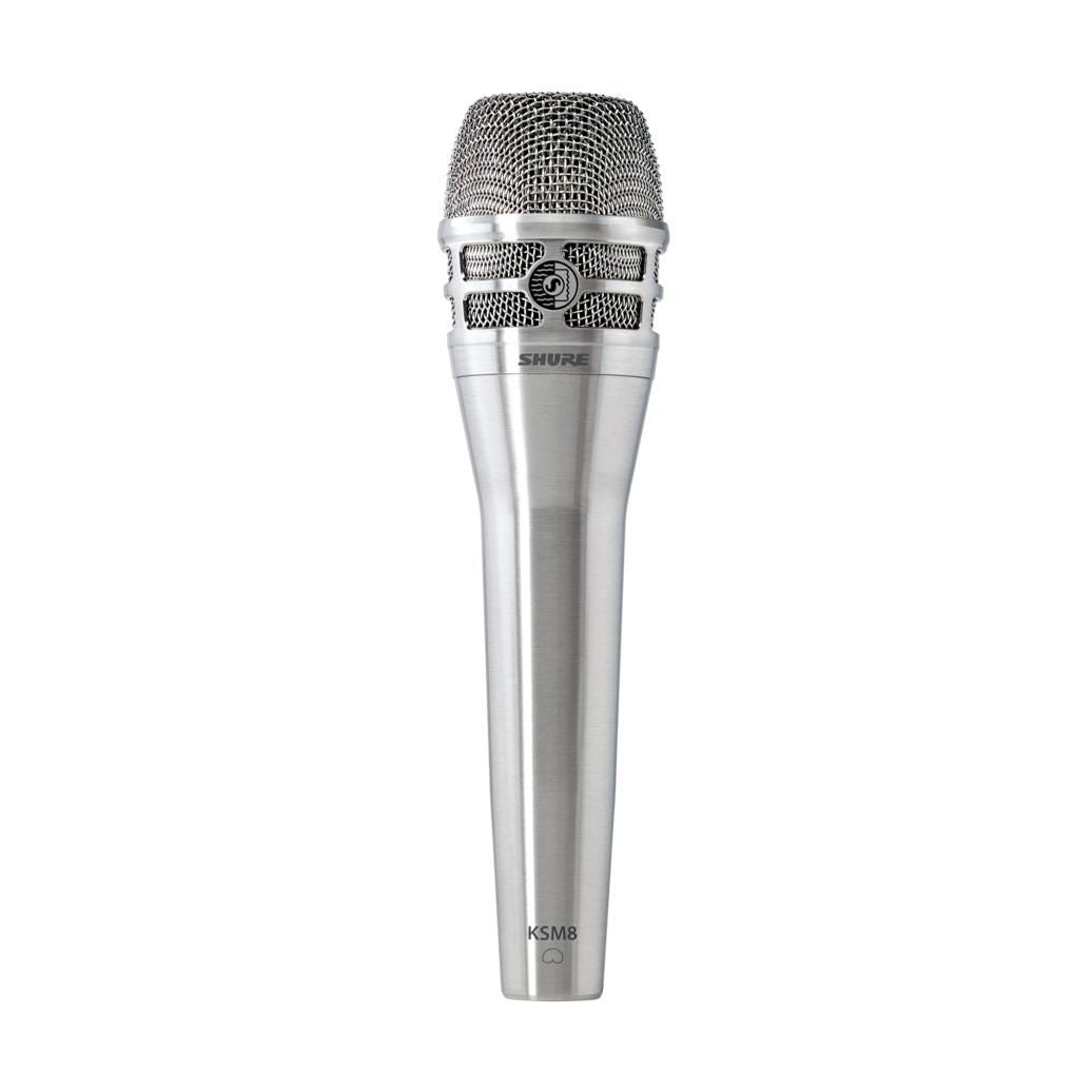 Shure KSM8 Dualdyne Cardioid Dynamic Microphone (Brushed Nickel)