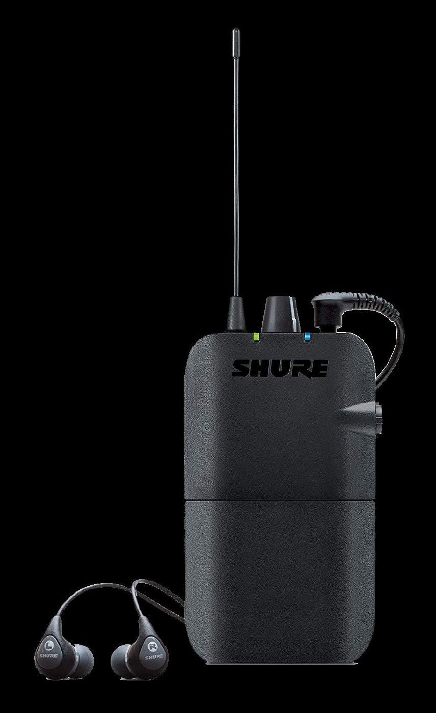 Shure P3TR112G PSM300 Wireless System with Grey SE112 Sound Isolating Earphones (J10: 584-608 MHz)