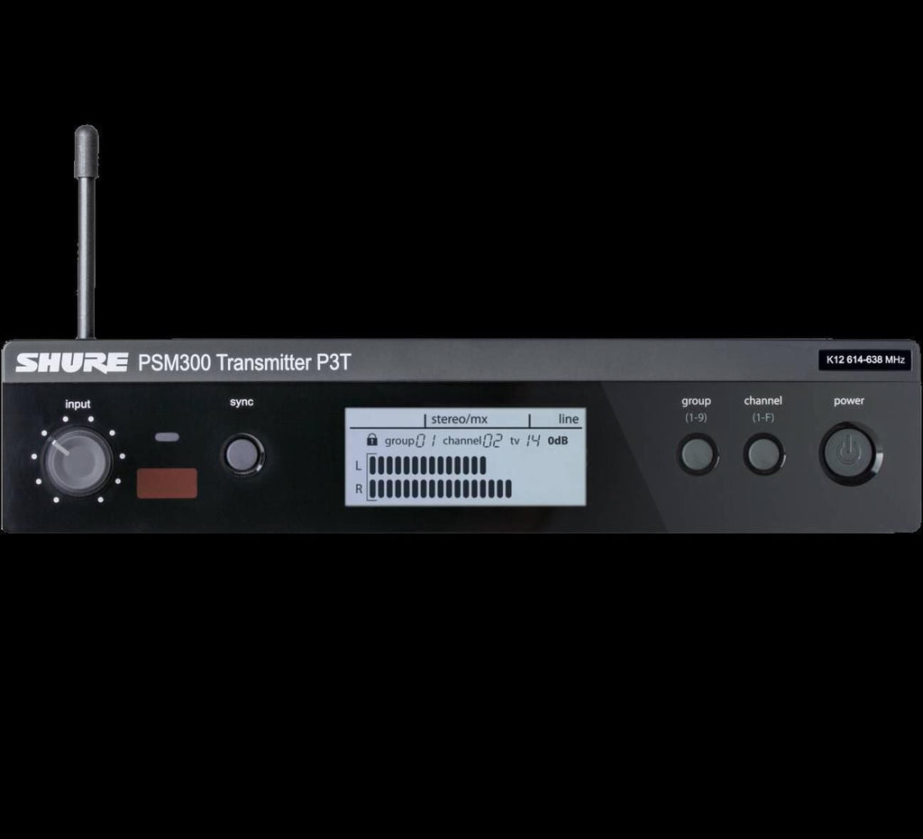 Shure P3TRA215 PSM300 Wireless System with Clear SE215 Sound Isolating Earphones (J10: 584-608 MHz)