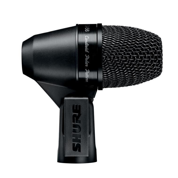 Shure PGA 56 Microphone Dynamic Lo Z Instrument Cardioid Swivel Mount + XLR-XLR Cable