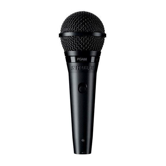 Shure PGA 58 QTR Vocal Cardioid Dynamic Mic with XLR-QTR Cable