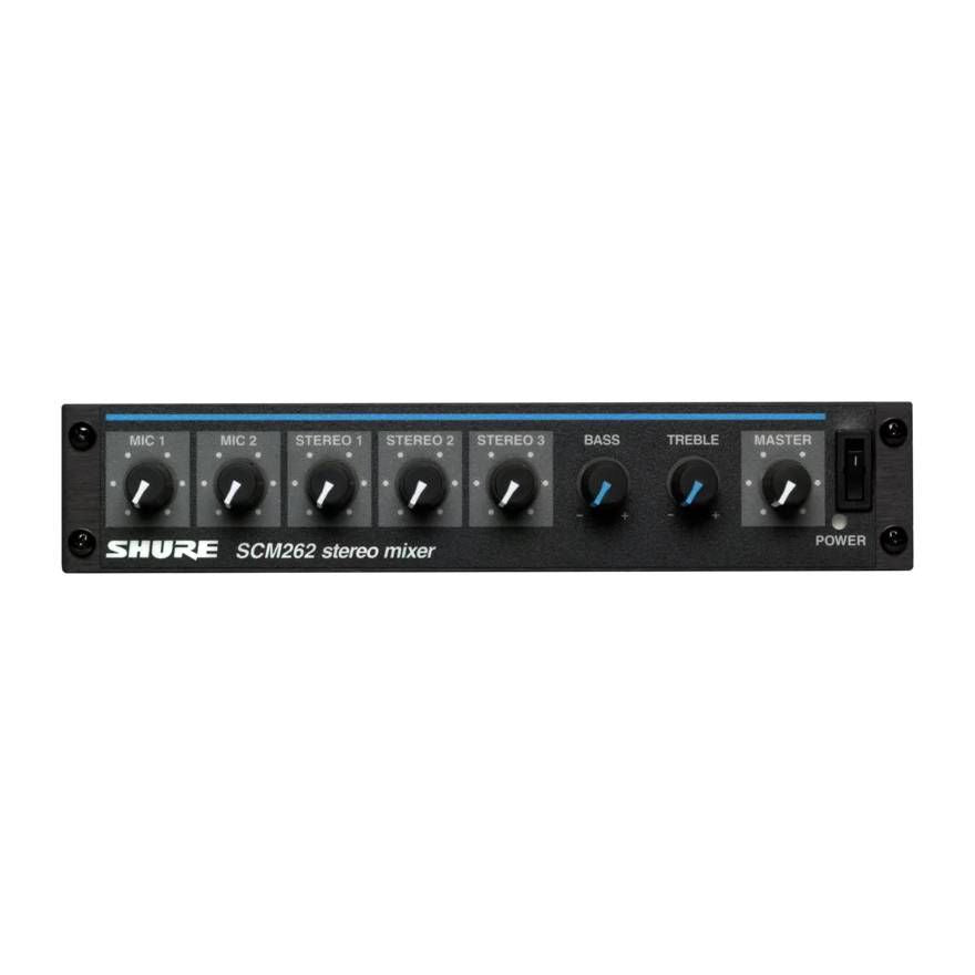 Shure SCM262 5 Channel Stereo Audio Mixer