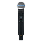 Shure SLX-D System with SLXD2/Beta58 Handheld Transmitter & SLXD4 Digital Wireless Receiver