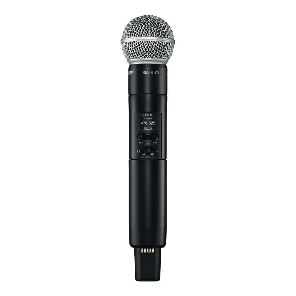 Shure SLX-D Digital Wireless Handheld Transmitter with SLXD2/SM58 (562-606MHz)