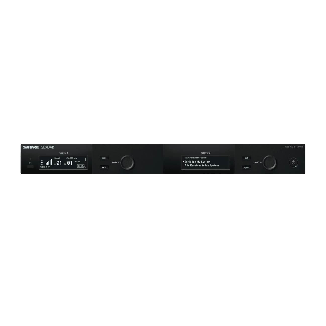 Shure SLX-D Digital Wireless Receiver Dual Channel