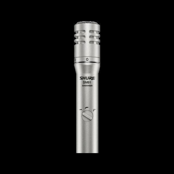 Shure SM81-LC Cardioid Studio Condenser Instrument Microphone