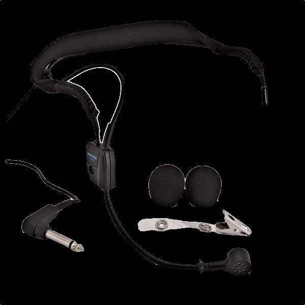 Shure WH20QTR Cardioid Headset Dynamic Mic with QTR Connector