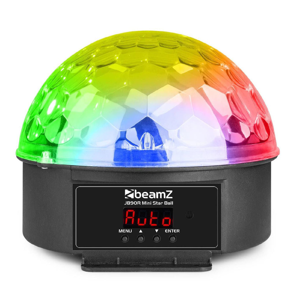 Beamz JB90R Mini Star Ball DMX LED Light 9 Colours