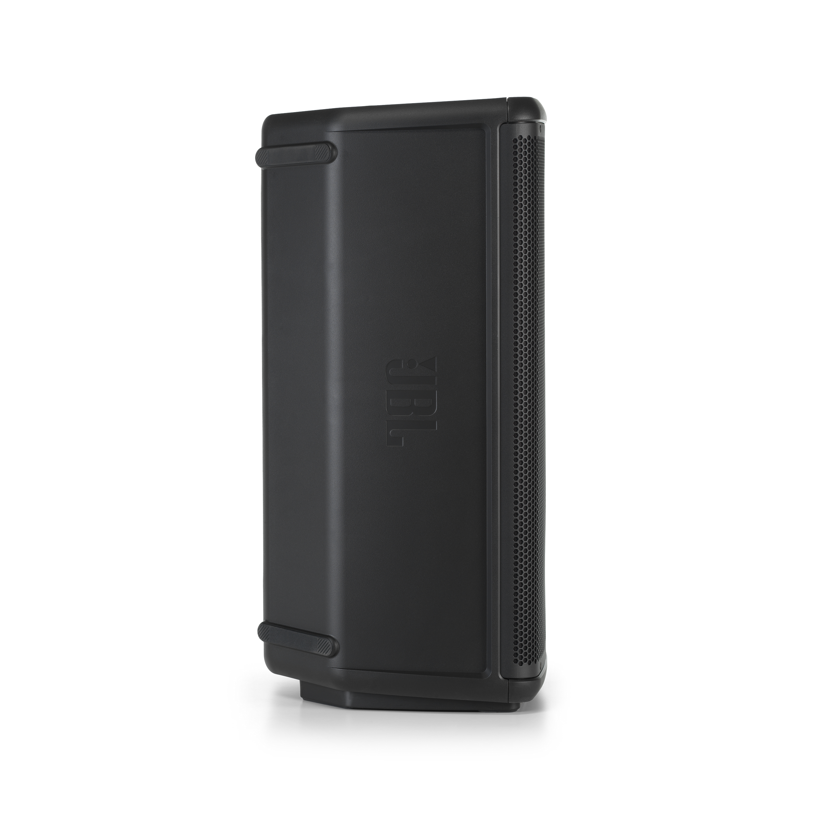 JBL EON712 1300W 12-inch powered speaker with grille and control panel, designed for professional audio use.