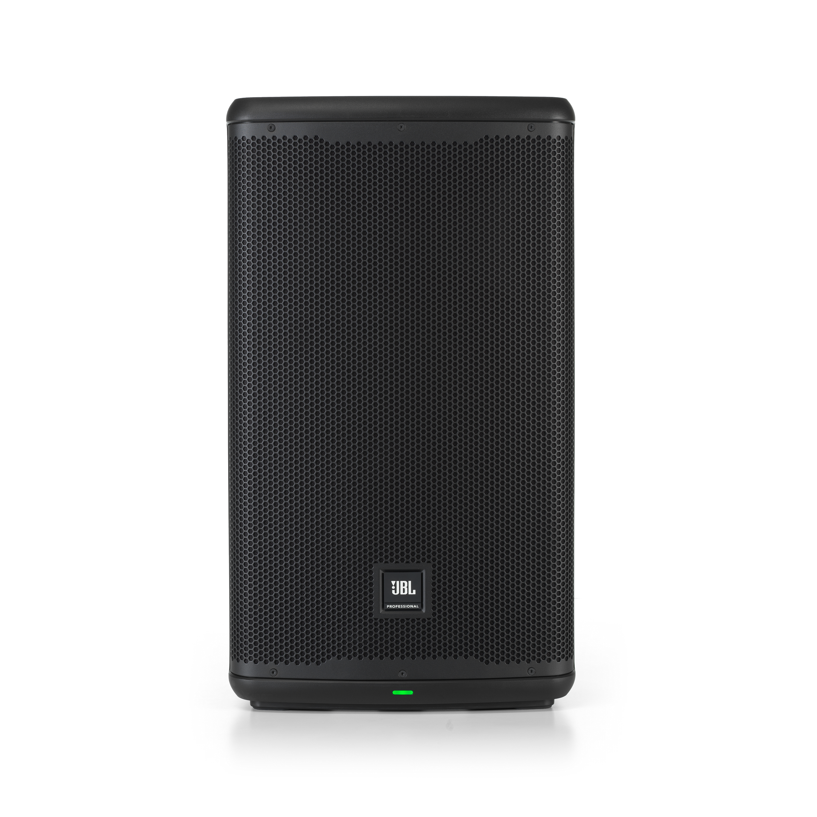 JBL EON712 1300W 12-inch powered speaker with rugged black enclosure and control panel for professional audio applications