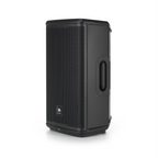 JBL EON712 1300W 12-inch powered speaker with control panel and speaker grille, designed for professional audio use