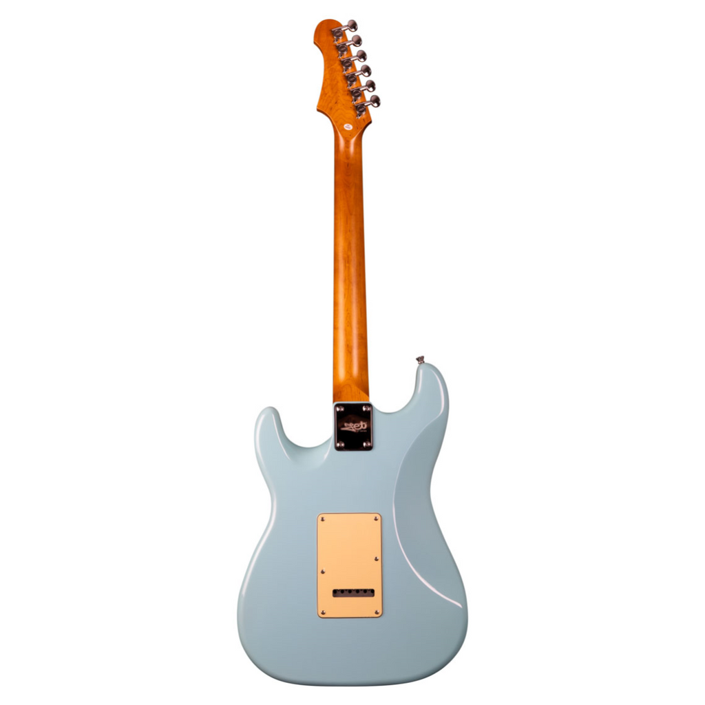 Jet JS-300 Electric Guitar with Roasted Maple Neck in Blue