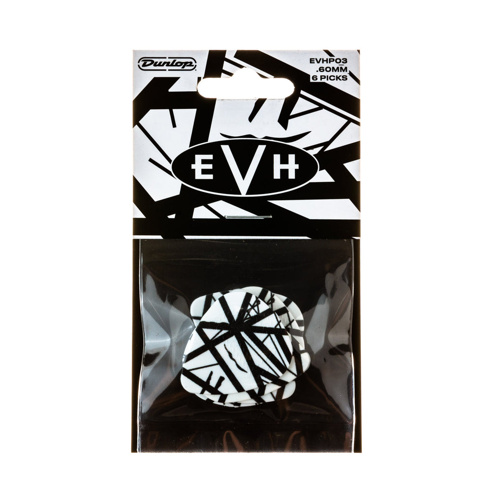 Jim Dunlop EVH Eruption Max-Grip .60Mm Guitar Pick Pack Of 6
