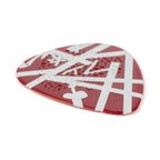 Jim Dunlop EVH Shark guitar picks in a pack, featuring distinctive shark fin design and black color, ideal for electric guitar players.