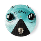 Jim Dunlop JFFM3 Jimi Hendrix Fuzz Face Mini distortion effects pedal with footswitch and control knobs, compact guitar effects pedal.