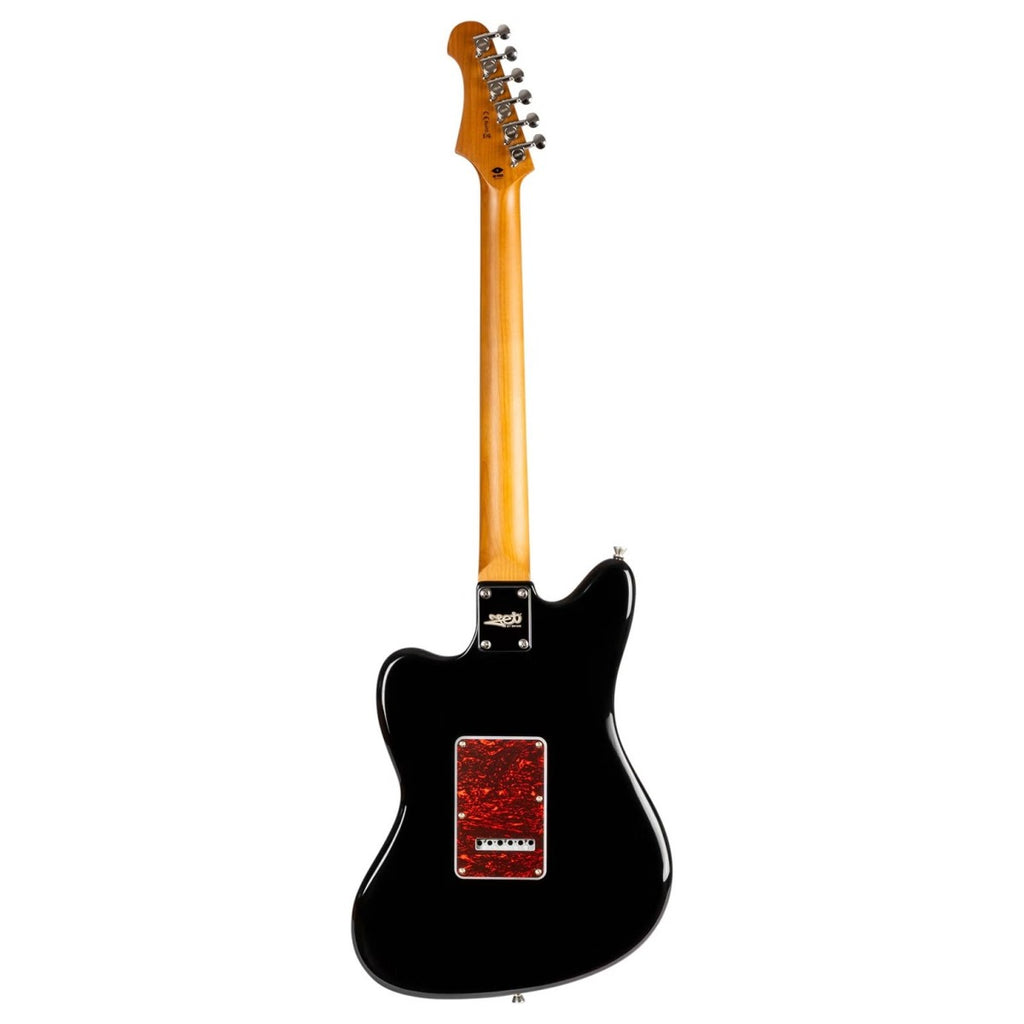 Jet JJ-300 P90 Electric Guitar with Maple Fretboard - Black
