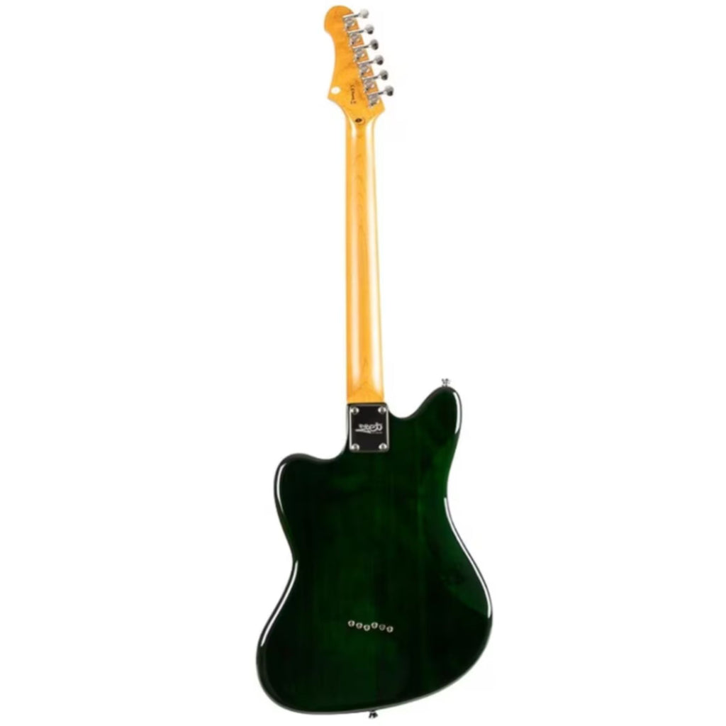 Jet JJ-350 HH Electric Guitar with Maple Fretboard - Green